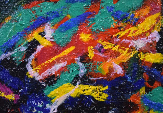 村元俊郎「セニョリータ」油絵・F6号 拡大画像1