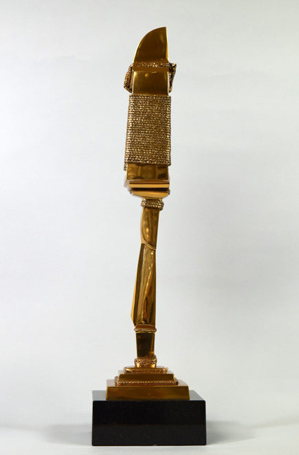 流政之「サキモリ2003」ブロンズ作品 作品全体画像4