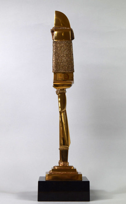 流政之「サキモリ2003」ブロンズ作品 作品全体画像5