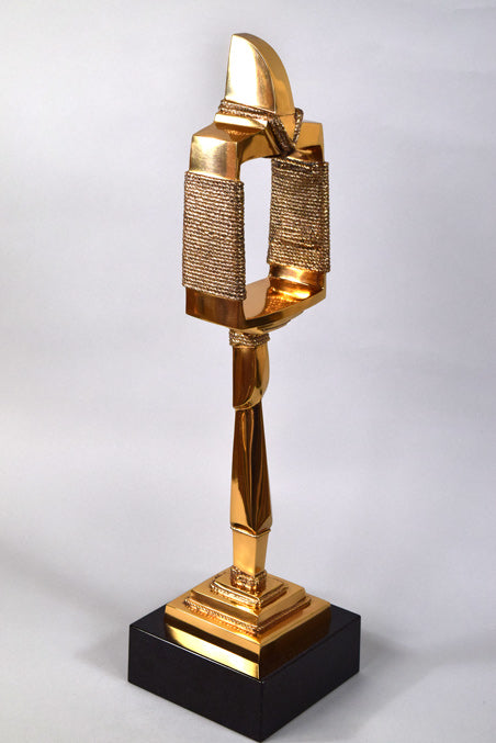 流政之「サキモリ2003」ブロンズ作品 作品全体画像3