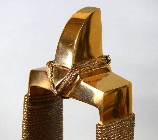 流政之「サキモリ2003」ブロンズ作品 作品拡大画像1(前面)