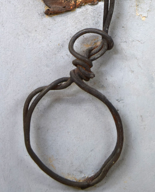 難波田龍起「鉄片コラージュB」1995年作 拡大部分2