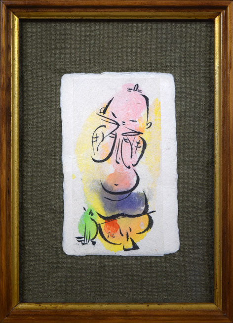 成田泰明「五窓作品1」墨彩画 拡大画像3