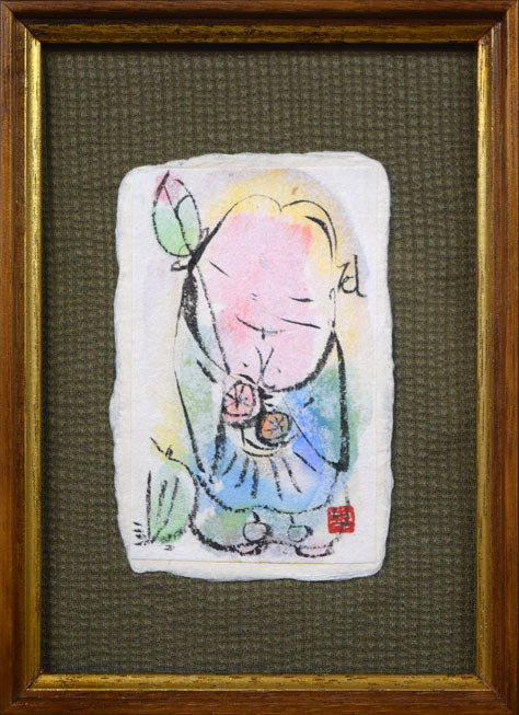 成田泰明「五窓作品1」墨彩画 拡大画像5