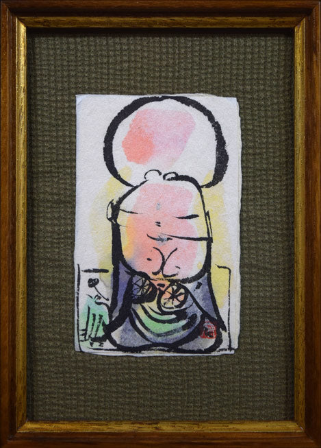 成田泰明「五窓作品1」墨彩画 拡大画像7