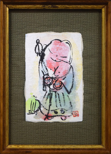 成田泰明「五窓作品1」墨彩画 拡大画像9