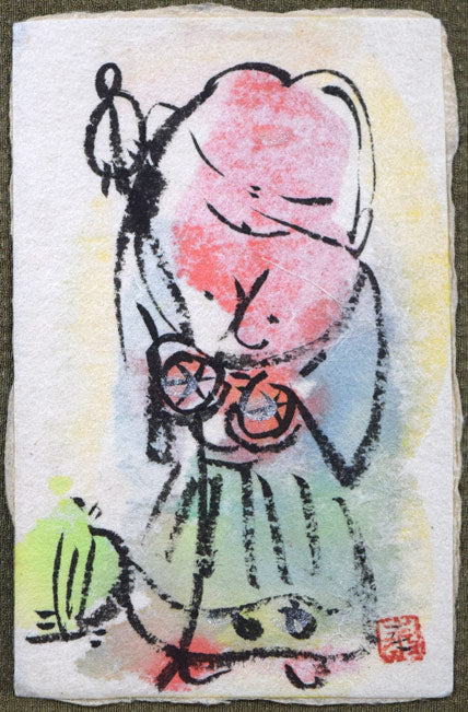 成田泰明「五窓作品1」墨彩画 拡大画像10