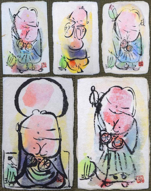 成田泰明「五窓作品1」墨彩画 集合画像2