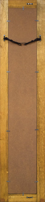 成田泰明「五窓作品1」墨彩画　額縁裏側画像