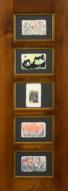 成田泰明「五窓作品2」墨彩画