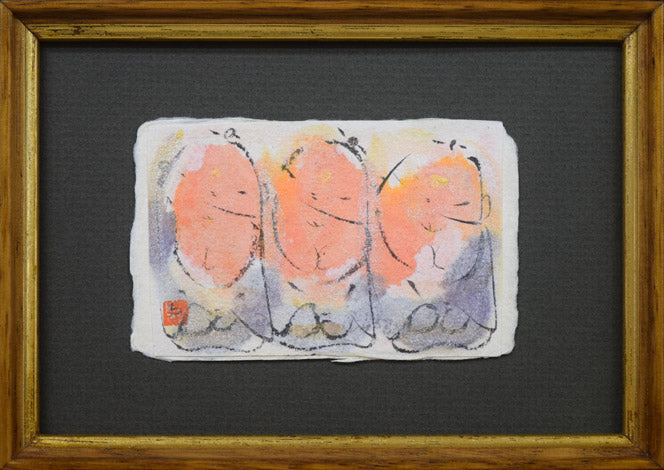 成田泰明「五窓作品2」墨彩画 拡大画像7