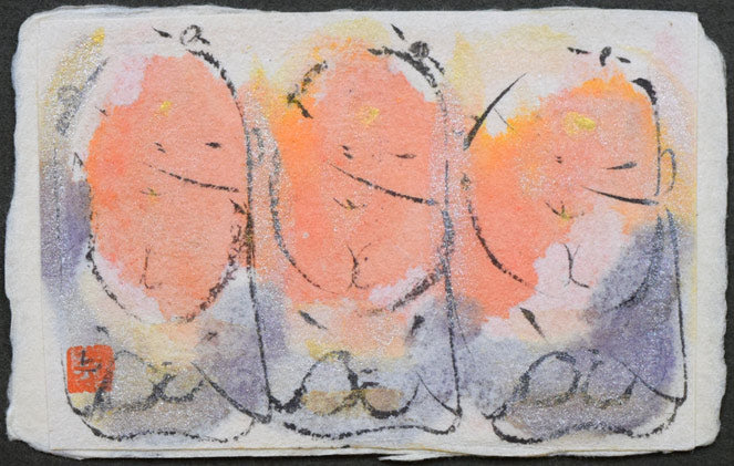 成田泰明「五窓作品2」墨彩画 拡大画像8