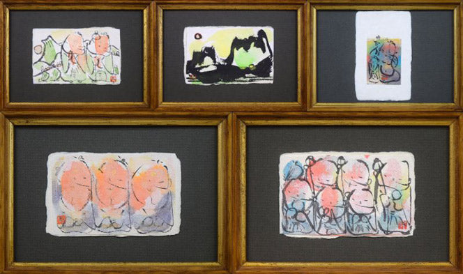 成田泰明「五窓作品2」墨彩画 集合画像1