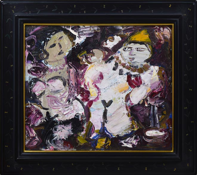 成田泰明「無題」油絵・F10号