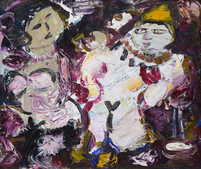 成田泰明「無題」油絵・F10号 作品全体拡大画像