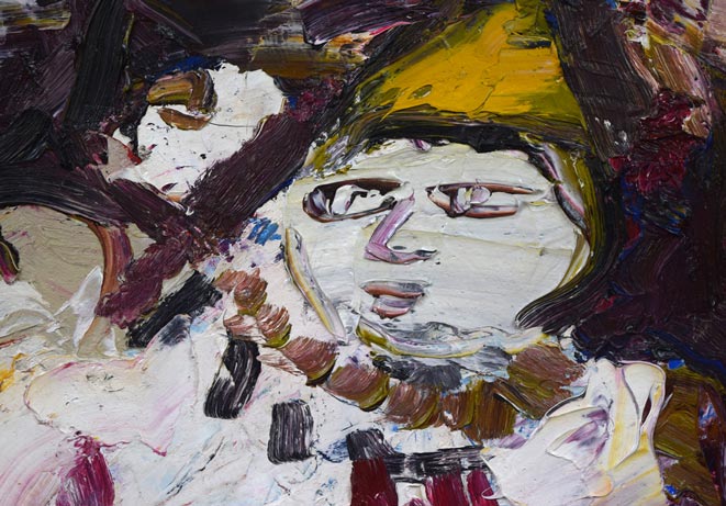 成田泰明「無題」油絵・F10号 拡大画像2