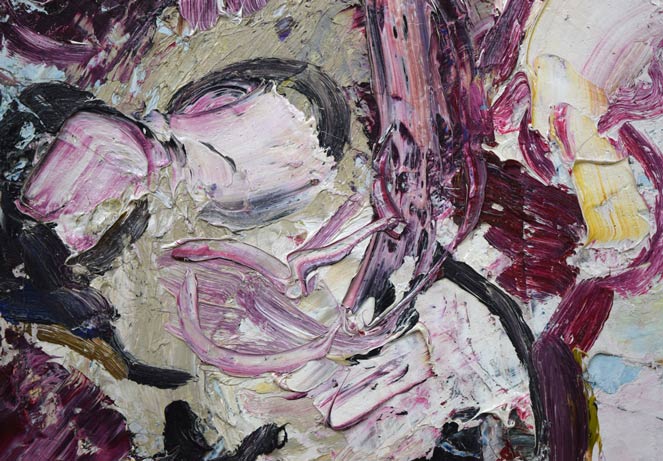 成田泰明「無題」油絵・F10号 拡大画像3