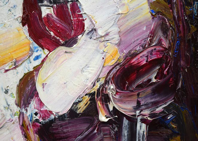 成田泰明「無題」油絵・F10号 拡大画像6