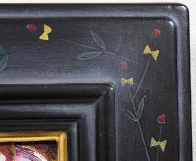 成田泰明「無題」油絵・F10号 額縁拡大画像1