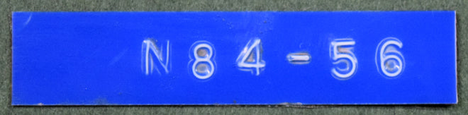 西村計雄「月と南の花」油絵・仏F3号 額裏拡大画像1(「一枚の繪」管理番号シール)