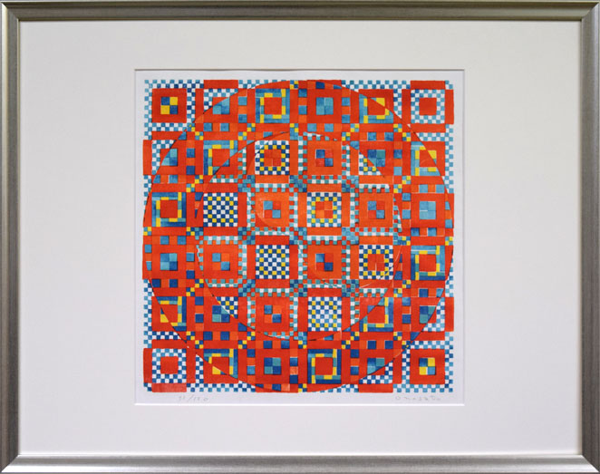 オノサトトシノブ「66-B」リトグラフ