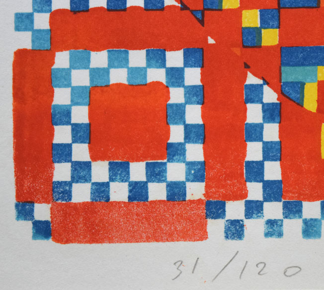 オノサトトシノブ「66-B」リトグラフ 限定番号(ed,31/120)拡大画像