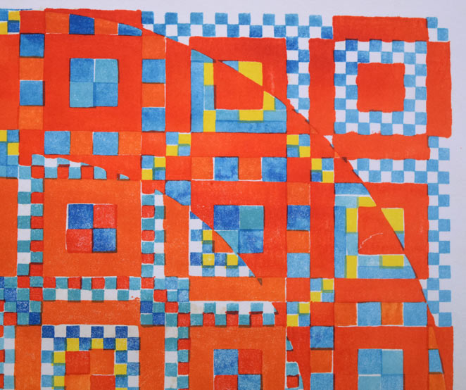 オノサトトシノブ「66-B」リトグラフ 拡大画像3