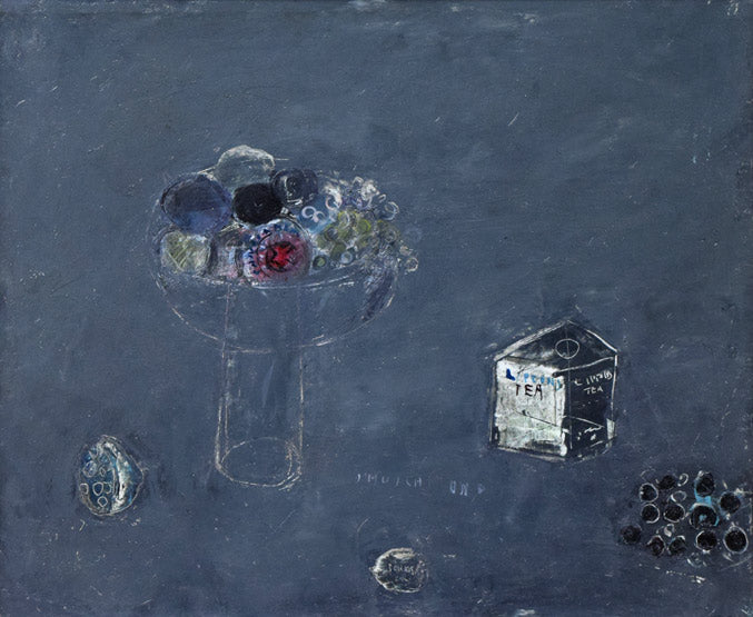 小野州一「静物」油絵・F12号 作品全体拡大画像