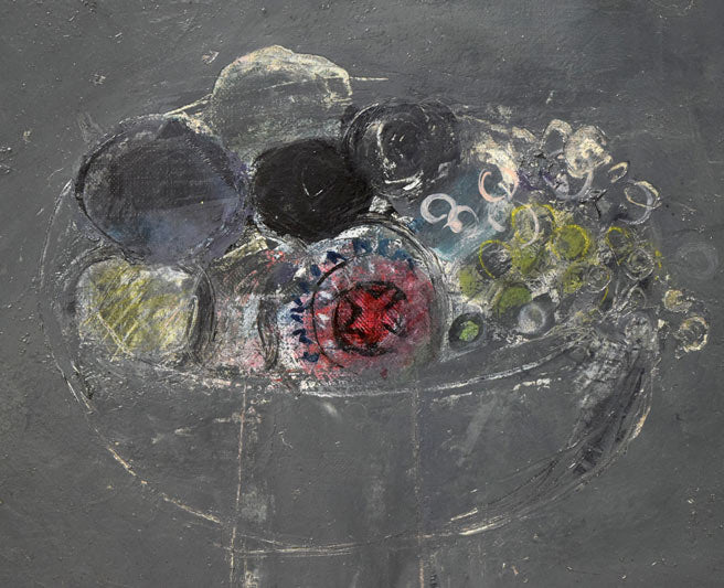 小野州一「静物」油絵・F12号 拡大画像1