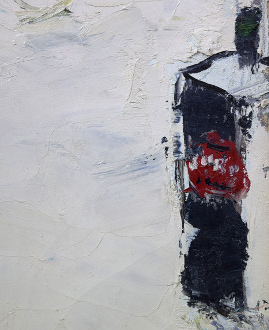 小野州一「静物」油絵・F8号 拡大画像3