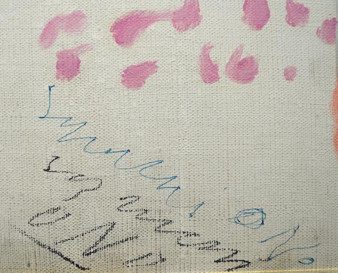 小野州一「月光部屋」油絵・S50号 サイン拡大画像