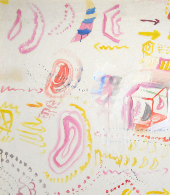 小野州一「月光部屋」油絵・S50号 拡大画像1