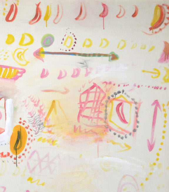 小野州一「月光部屋」油絵・S50号 拡大画像2