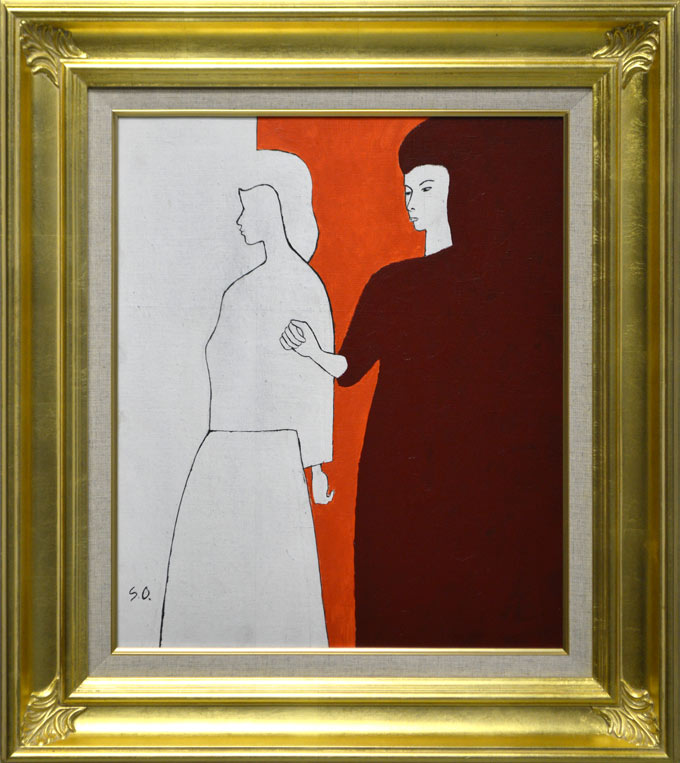 大沢昌助「無題」油絵・F8号