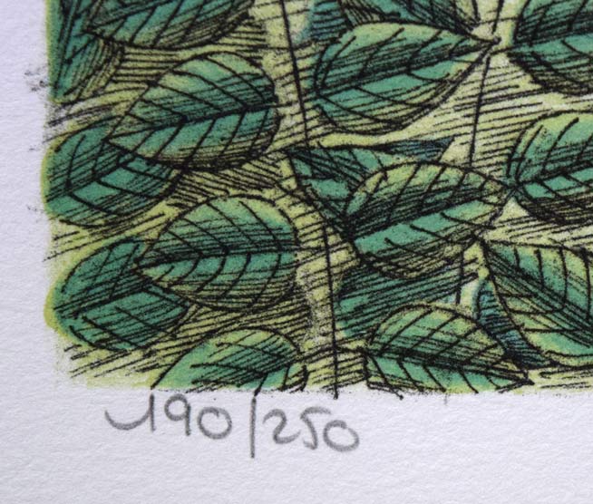 レイモン・ペイネ(Raymond Peynet)「二人のピクニック」リトグラフ 限定番号(ed,190/250)拡大画像