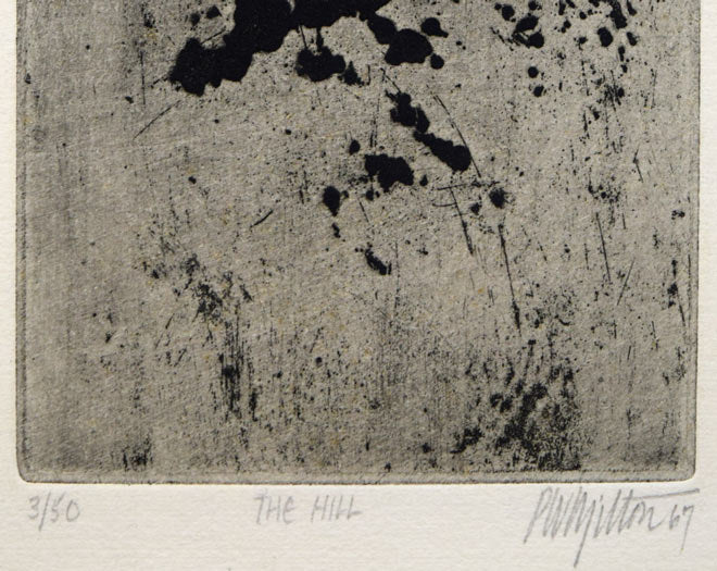 ピーター・ミルトン「THE HILL」銅版画 拡大画像2