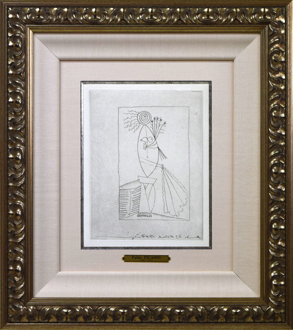 パブロ ピカソ(Pablo PICASSO)「女闘牛士」エッチング(銅版画)