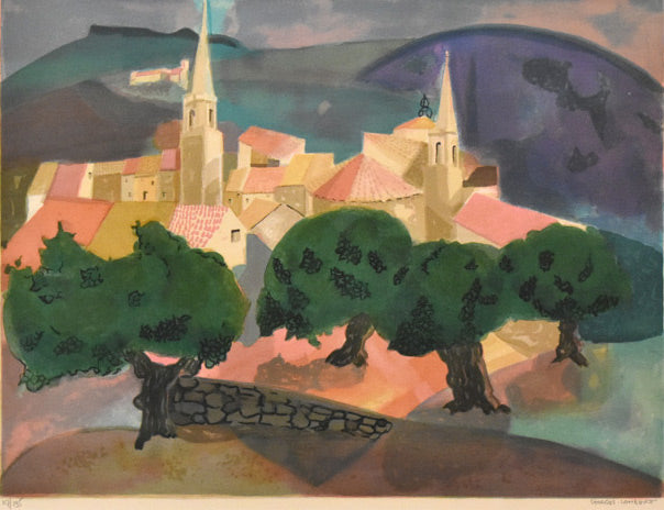 ジョルジュ ランベール(George Lambert)「ハーモニーフォーブ」リトグラフ 作品全体画像