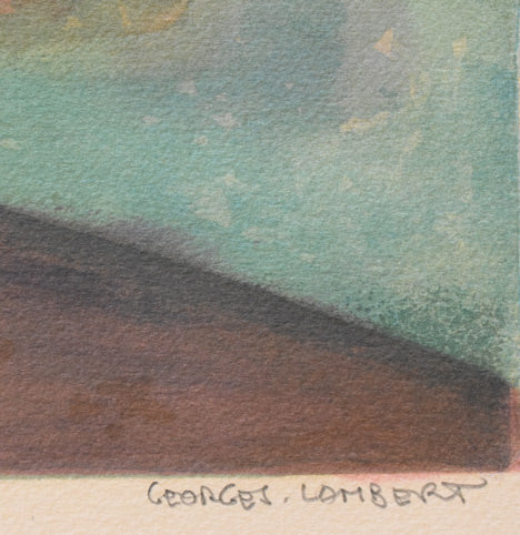 ジョルジュ ランベール(George Lambert)「ハーモニーフォーブ」リトグラフ 本人直筆鉛筆サイン