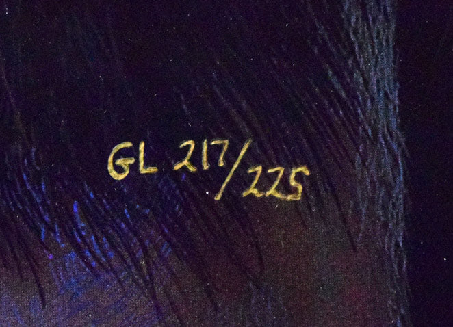 ラッセン「マジェスティⅢ」ミクストメディア版画（キャンバス）に手彩色　限定番号（ed,217/225）拡大画像