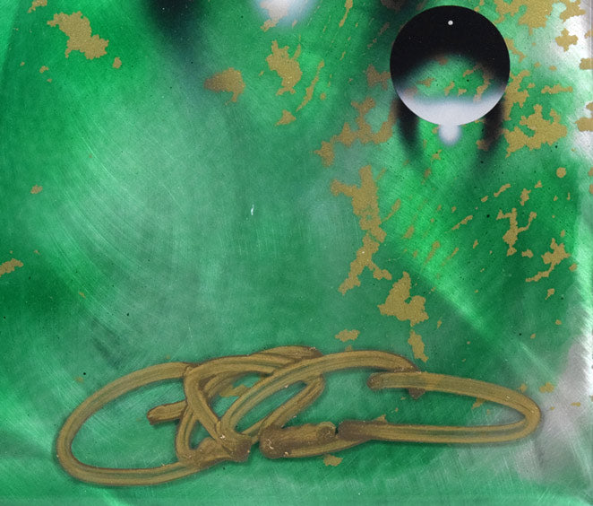 クリスチャン リース ラッセン(Christian Riese Lassen)「オーダータートル(L)」オリジナル1点物 本人直筆金ペンサイン拡大画像