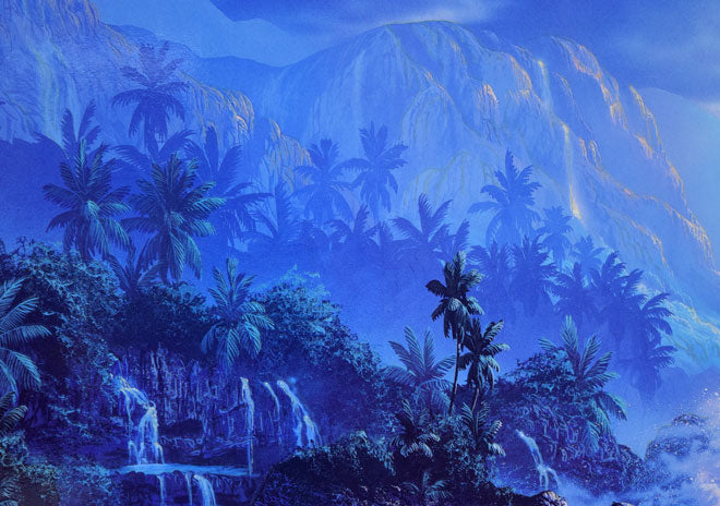 クリスチャン リース ラッセン(Christian Riese Lassen)「セレニティS/N」ミクスドメディア版画 拡大画像1