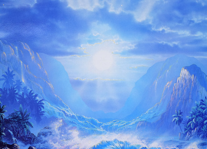 クリスチャン リース ラッセン(Christian Riese Lassen)「セレニティS/N」ミクスドメディア版画 拡大画像2