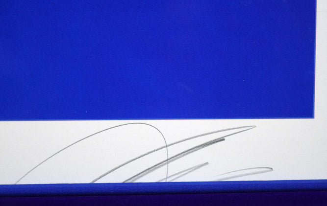 ラッセン「シークレットパス」ミクストメディア版画　本人直筆鉛筆サイン拡大画像