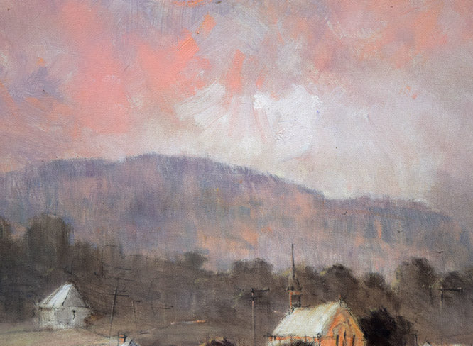 レックス・ニューウェル「リトル・ハートレイ(オーストラリア)」油絵・変形20号 拡大画像1