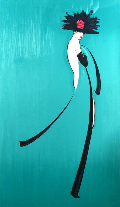 ルネ・グリュオ「なぜいけないの」リトグラフ 作品全体拡大画像