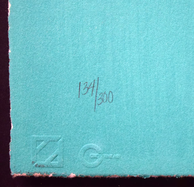 ルネ・グリュオ「なぜいけないの」リトグラフ 限定番号(ed,134/300)拡大画像