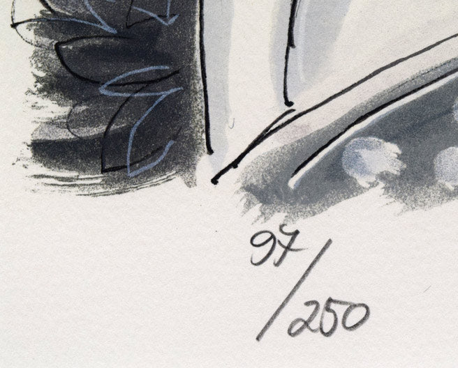 サージ マルジス(Serge Marjisse)「Les Confidences」リトグラフ 限定番号(ed,97/250)