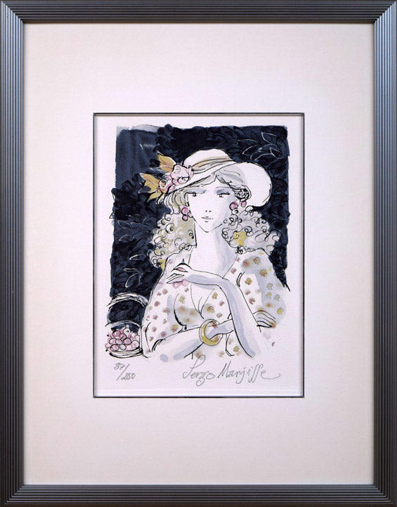 サージ マルジス(Serge Marjisse)「さくらんぼ」リトグラフ