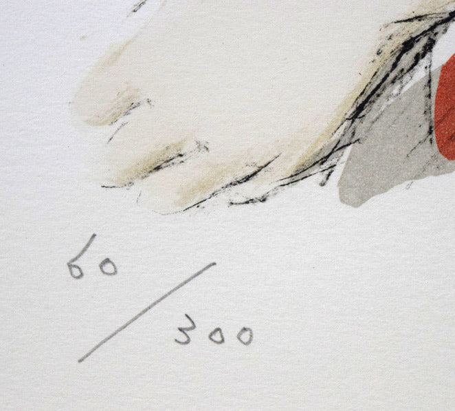 斎藤三郎「少女マリア」リトグラフ 限定番号(ed,60/300)拡大画像